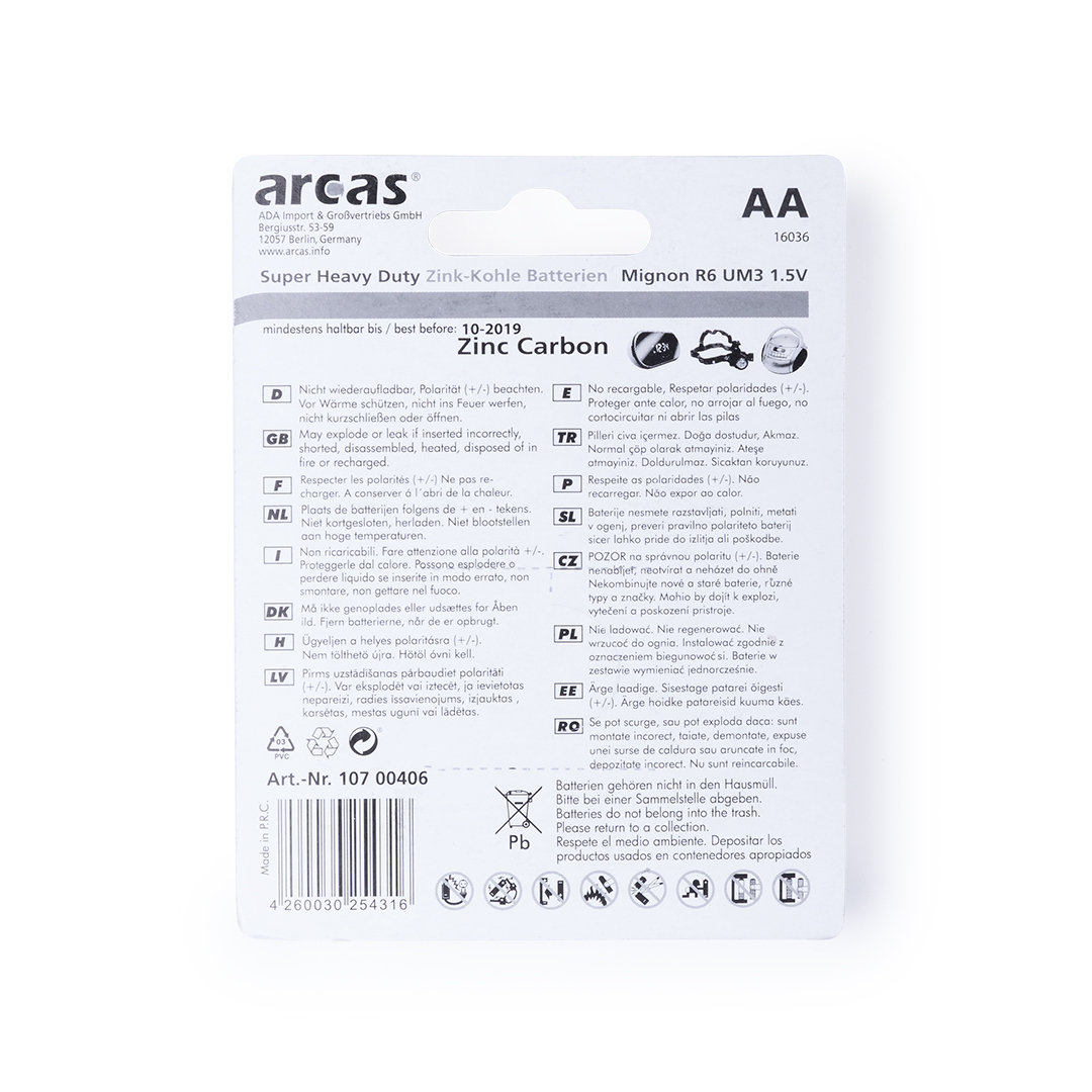 Blister 4 Pilas 1,5V Indianapolis - Imagen 3